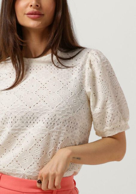 OBJECT Haut OBJFEODORA S/S TOP en blanc - large