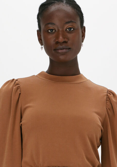 MINUS Haut HELENE TEE en marron - large