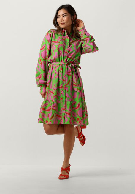 POM AMSTERDAM Robe midi AFRQUE DRESS en multicolore - large