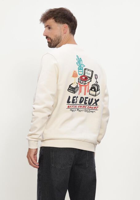 Ecru LES DEUX Sweater RECORD SWEATSHIRT - large