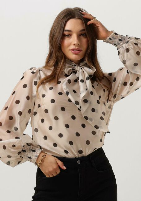 CO'COUTURE DREWCC DOT TIE BLOUSE Blouses en beige - large