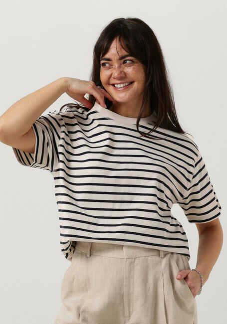 ENVII T-shirt ENKULLA SS STRIPE 5310 en bleu - large