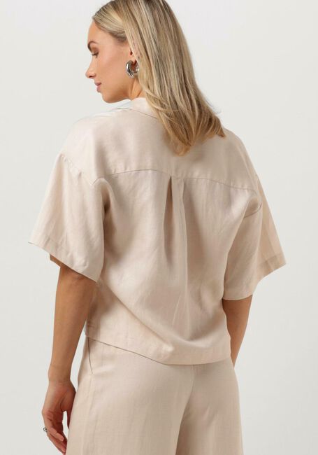 SELECTED FEMME SLFLYRA 2/4 BOXY REVERS LINEN SHIRT Blouses Blanc - large