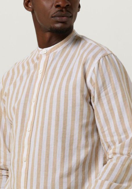 Camel SELECTED HOMME Casual overhemd SLHSLIMNEW-LINEN SHIRT LS BAND W - large