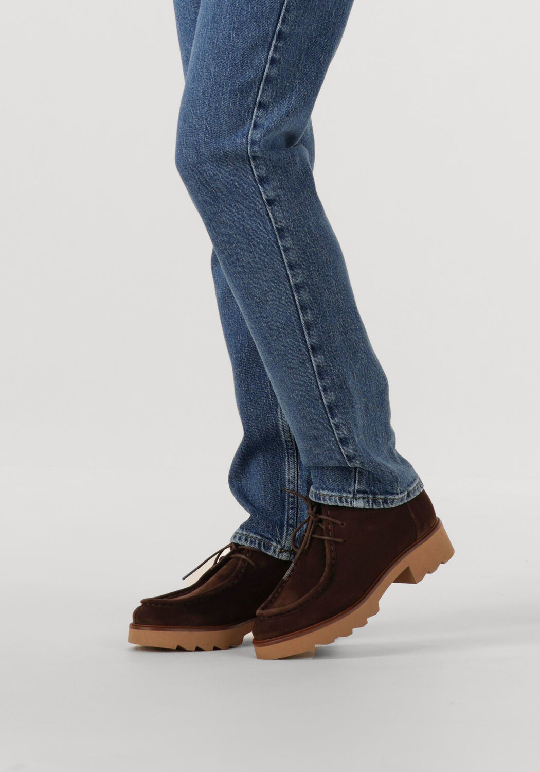 CTWLK SOGOS Chaussures &agrave; lacets en marron - large