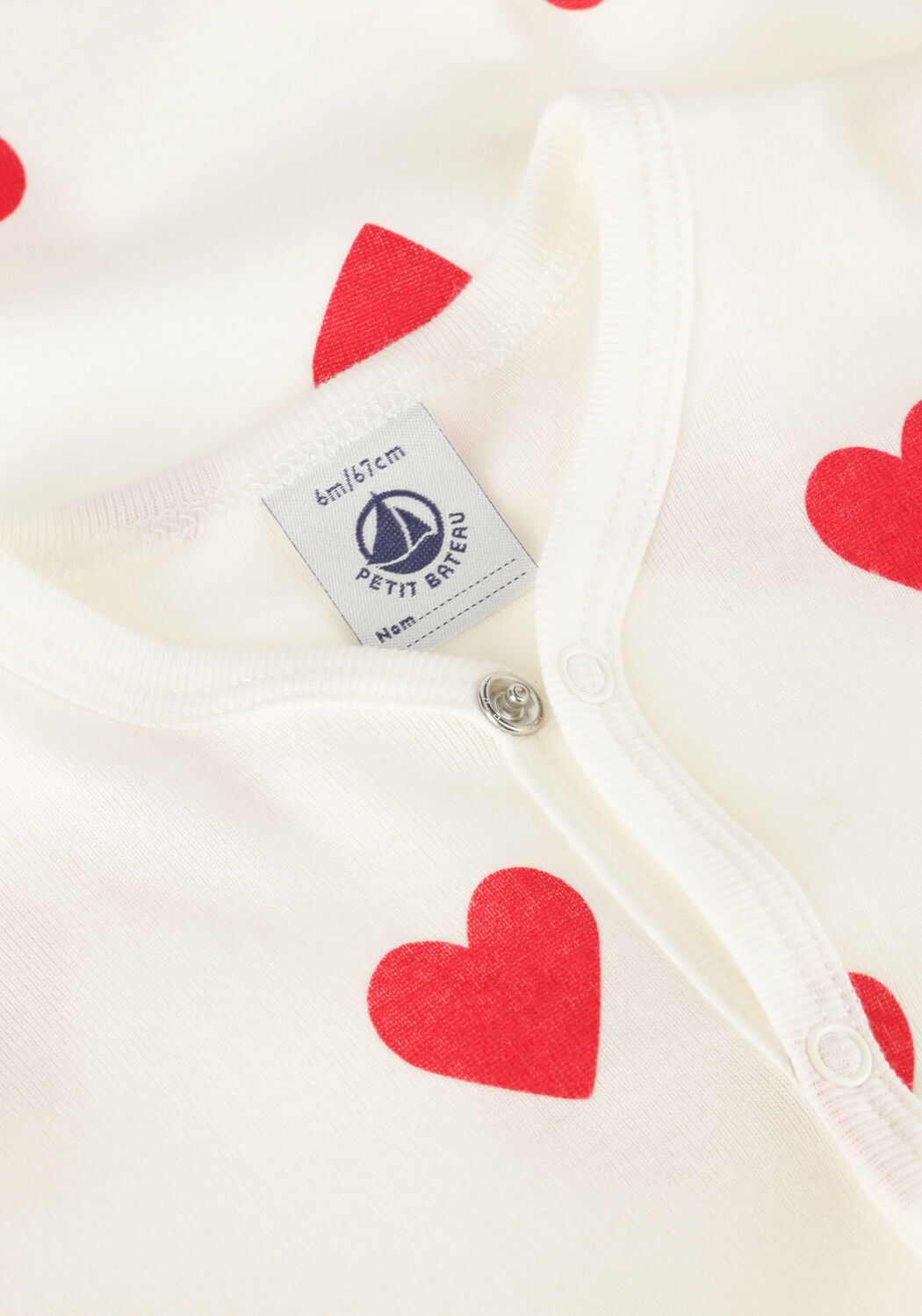 Witte PETIT BATEAU  DORS BIEN SANS PIEDS - large