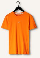CALVIN KLEIN T-shirt MICRO MONOLGO TEE en orange CALVIN KLEIN T-shirt MICRO MONOLGO TEE en orange - medium