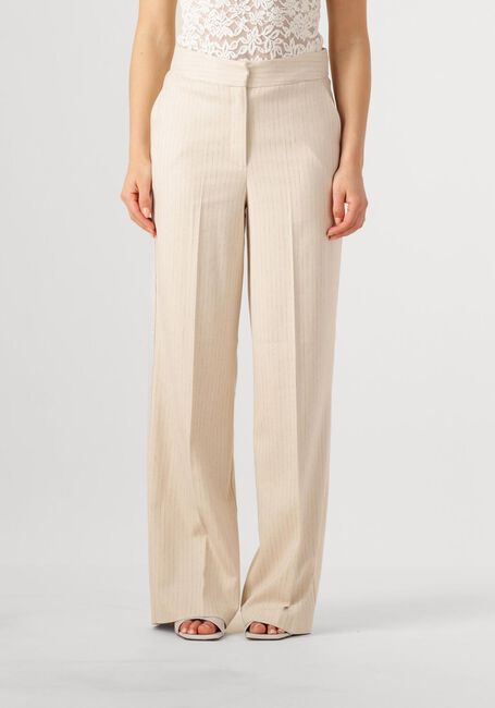 Beige AAIKO Pantalon SONJA STRIPE VIS 526 - large