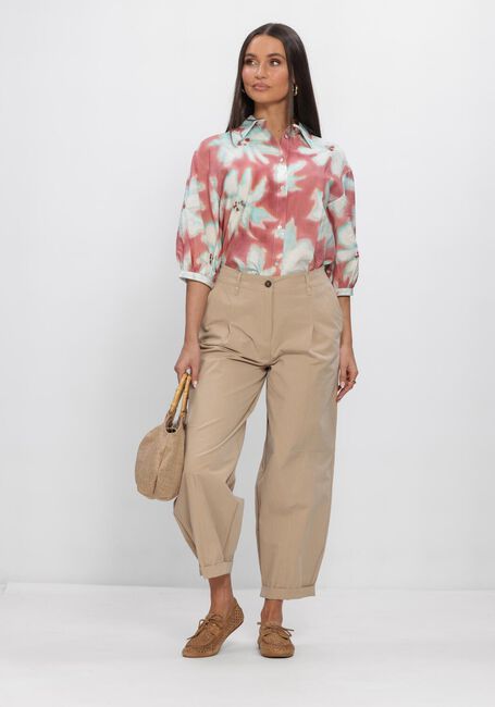 Multi JANSEN AMSTERDAM  PIP BLOUSE WF 761 3/4 PUFFED SLEEVE WIDE FIT - large