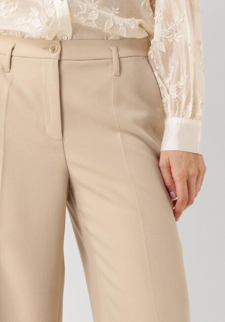SUMMUM Pantalon large TROUSERS FOAM UNI_ en beige - large