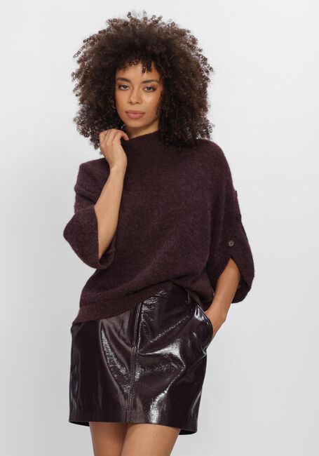 DANTE6 Pull MAHANI CAPE SWEATER Bordeaux - large