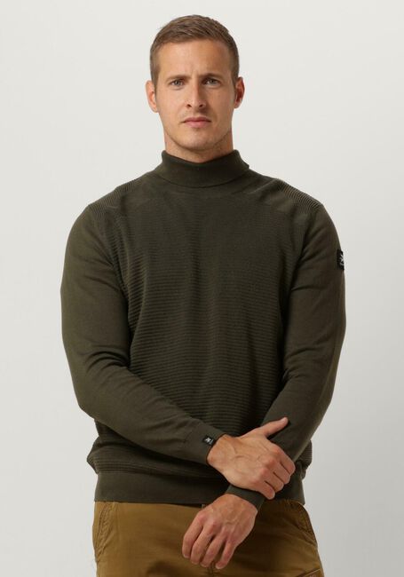 Groene VANGUARD Coltrui ROLL NECK PIMA COTTON - large