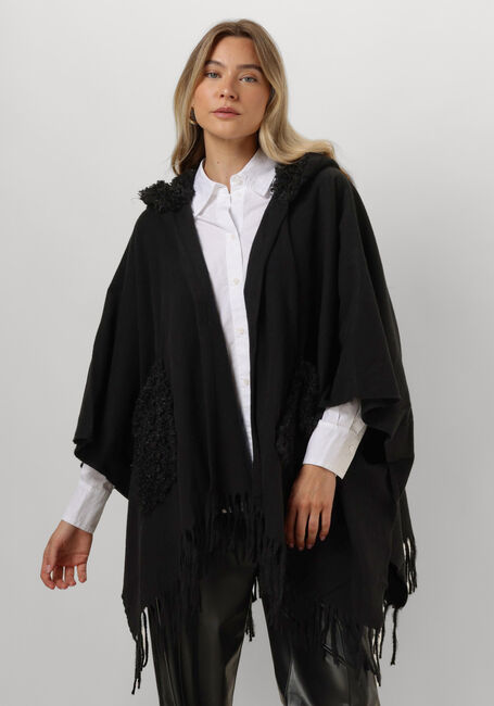 LIU JO FAKE FUR - CLOACK Pulls & Gilets en noir - large