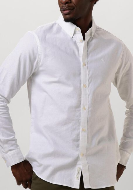 Witte SCOTCH & SODA Casual overhemd OXFORD SOLID - large