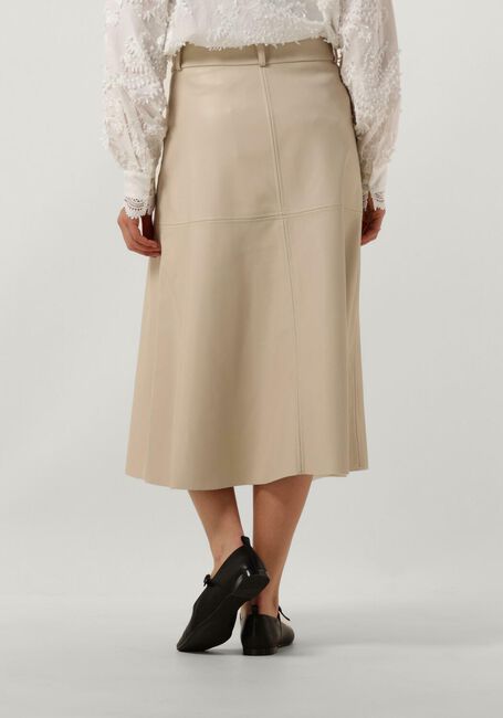 BRUUNS BAZAAR Jupe midi VEGANI IMMA SKIRT Crème - large