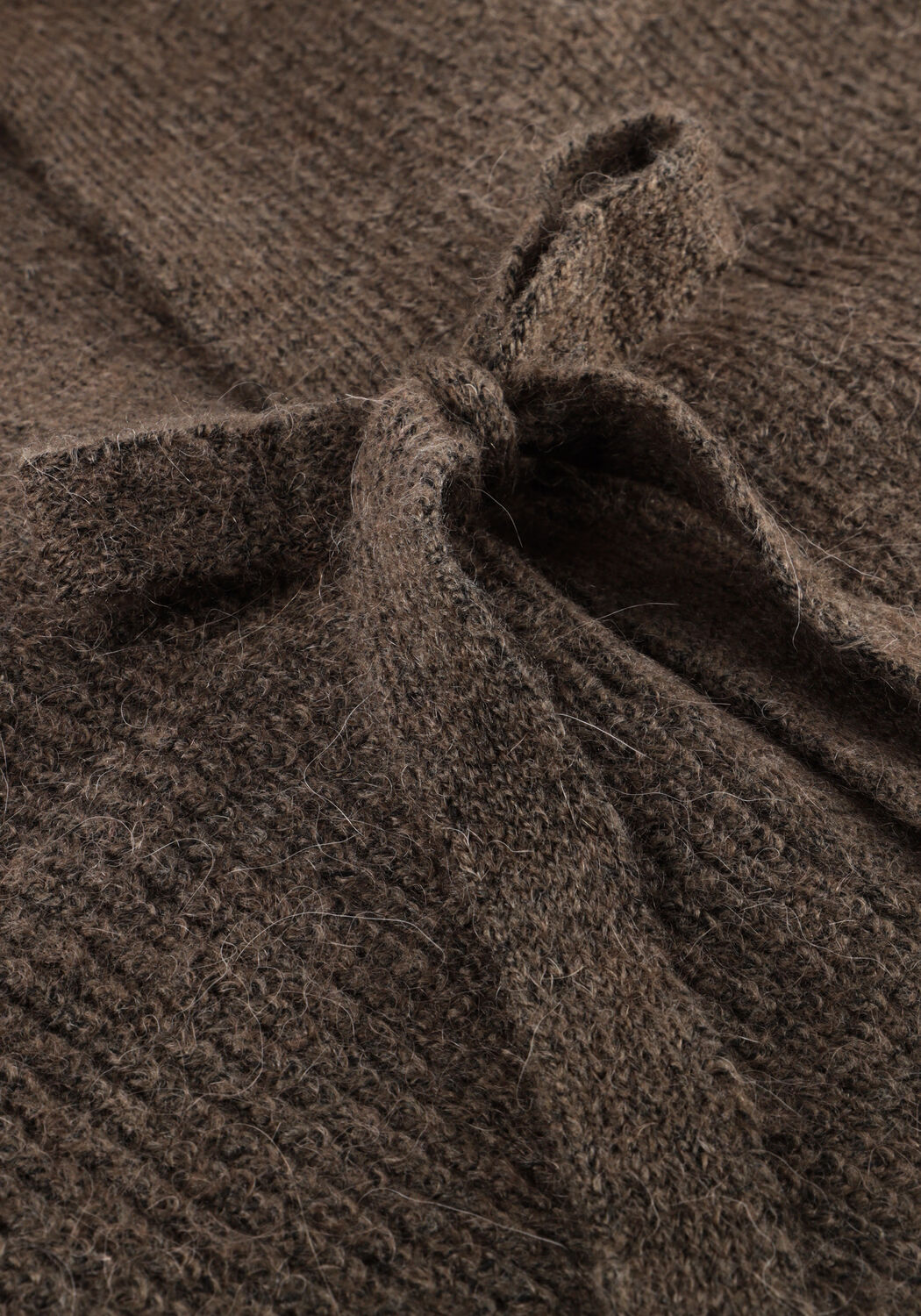 OBJECT Gilet OBJPARVI KNIT CARDIGAN en marron - large