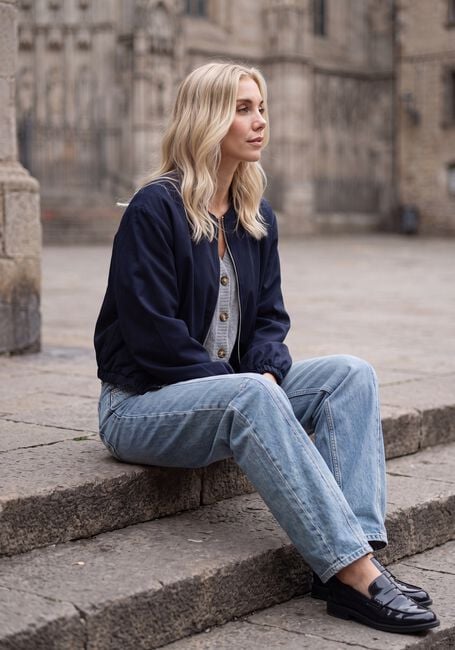 Lichtblauwe CIRCLE OF TRUST Wide jeans BRUNO DNM - large