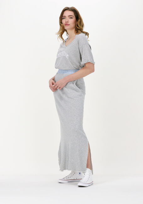 Grijze 10DAYS Maxirok LONG SKIRT FLEECE - large