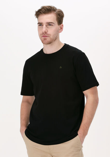 SCOTCH & SODA T-shirt CREWNECK JERSEY T-SHIRT en noir - large