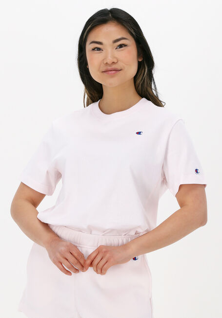CHAMPION T-shirt CREWNECK T-SHIRT 115109 Rose clair - large