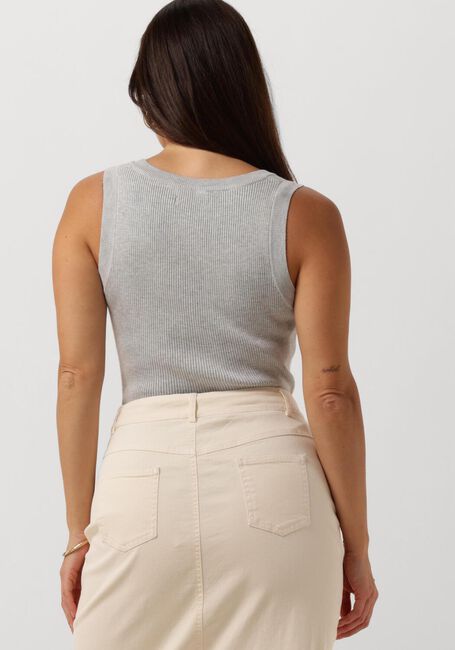 YDENCE Haut KNITTED TOP KEELY en gris - large