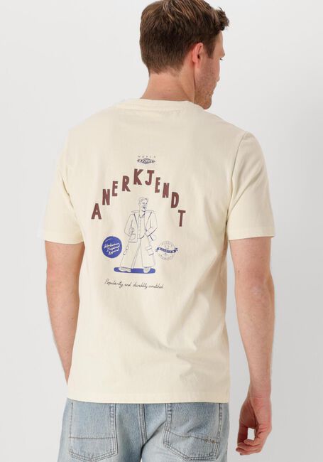 Creme ANERKJENDT T-shirt AKKIKKI GO OUTSIDE MORE SS TEE - large