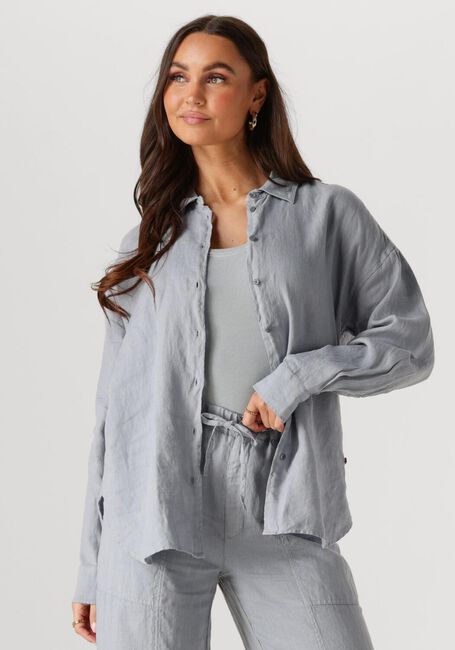 MOSCOW 94-05-BUTTO-1 Blouses en bleu - large