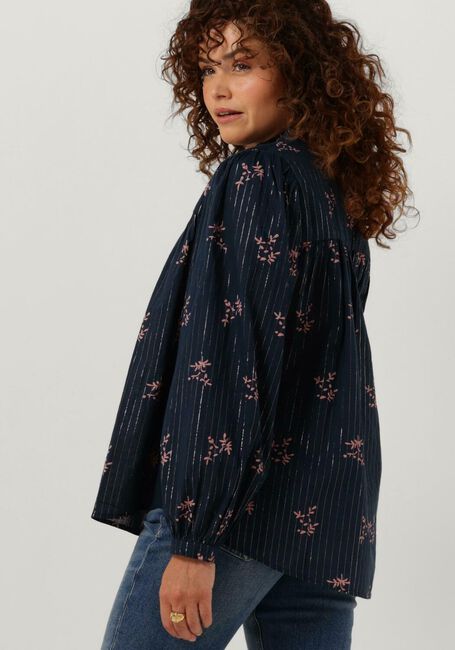LOLLYS LAUNDRY CARA SHIRT Blouses Bleu foncé - large