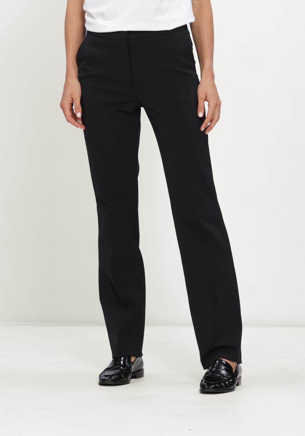 CAMBIO Pantalon SUGAR MICROSTRUCTURE SUPERSTRETCH en noir - large