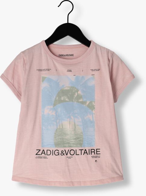 ZADIG & VOLTAIRE T-shirt X60042 Rose clair - large