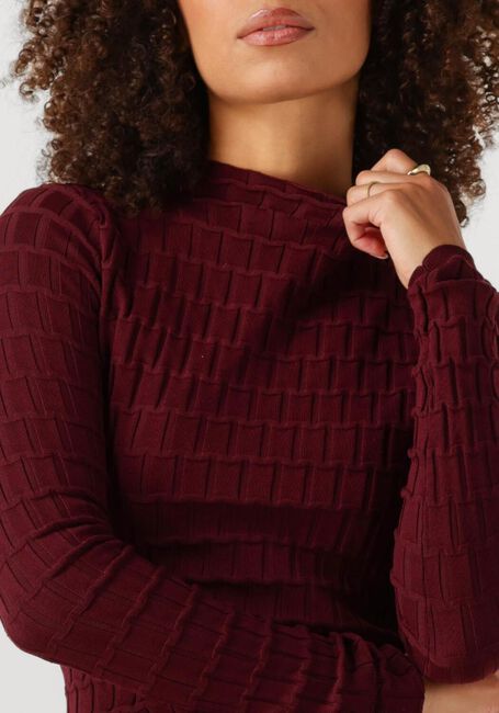 Bordeaux Y.A.S. Trui YASTRIXO LS KNIT PULLOVER - large