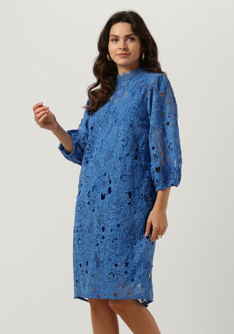 JANSEN AMSTERDAM Robe midi DALIAN en bleu - large