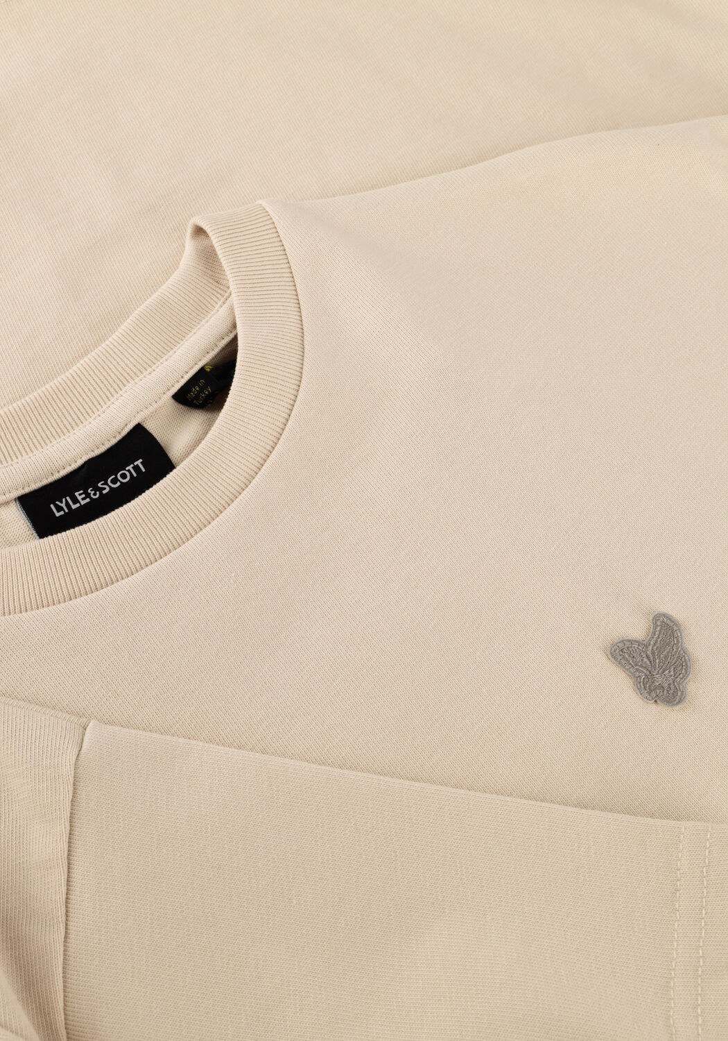 LYLE & SCOTT T-shirt HEAVY WEIGHT RELAXED T-SHIRT en beige - large
