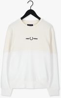 Witte FRED PERRY Sweater COLOURBLOCK SWEATSHIRT