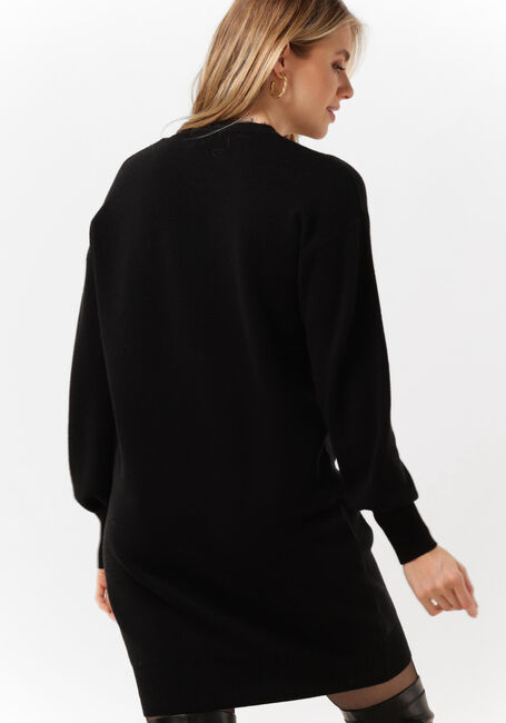 Zwarte Y.A.S. Mini jurk YASBRIDIE LS KNIT DRESS - large