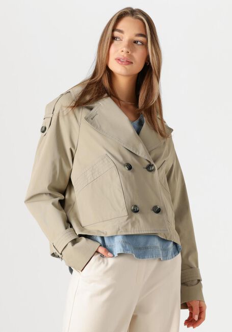 BEAUMONT Trenchcoats GRACY SHORT TRENCH en vert - large