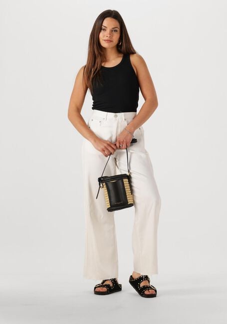 Witte WITHBLACK Wide jeans WBLANNIKA HIGH WAIST PANT - large