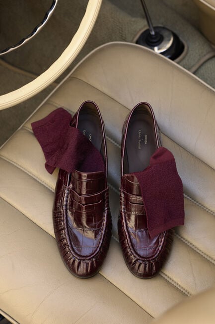 OMODA ATELIER OM-BEAU X QUINTY Chaussures &agrave; enfiler Bordeaux - large