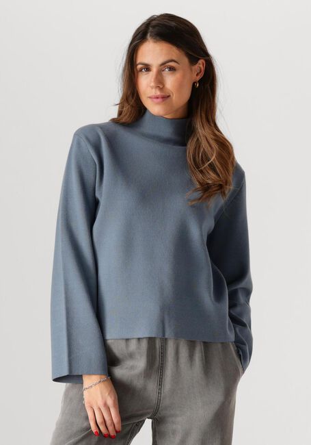 MINUS Pull LUPI HIGH NECK PULLOVER en bleu - large