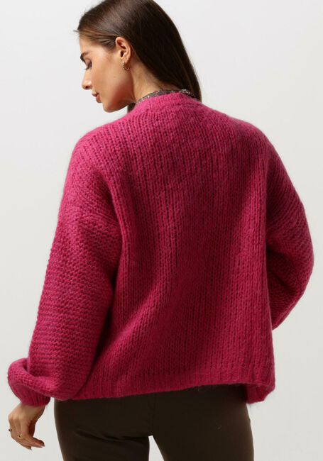 Roze SUMMUM Vest OVERSIZED CARDIGAN MOHAIR BLEND KNIT - large