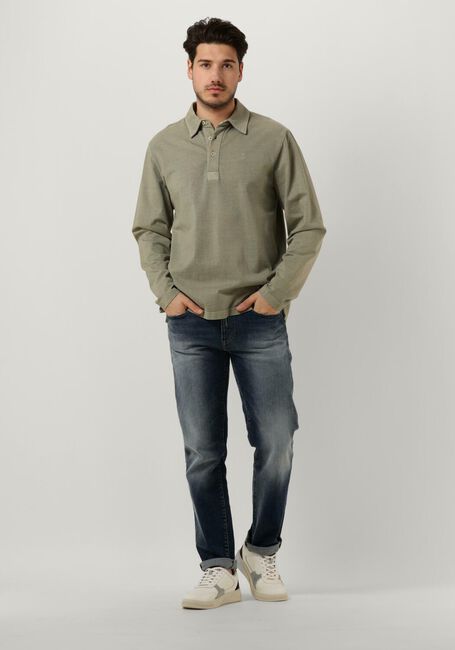 BUTCHER OF BLUE Polo JOHNS RUGBY POLO en vert - large
