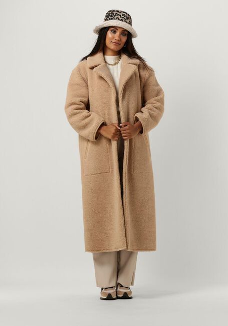 KNIT-TED Manteau Teddy AIMEE Sable - large