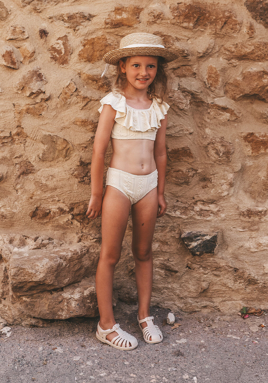 SALTED STORIES Bikinis ANGLAISE BIKINI &Eacute;cru - large