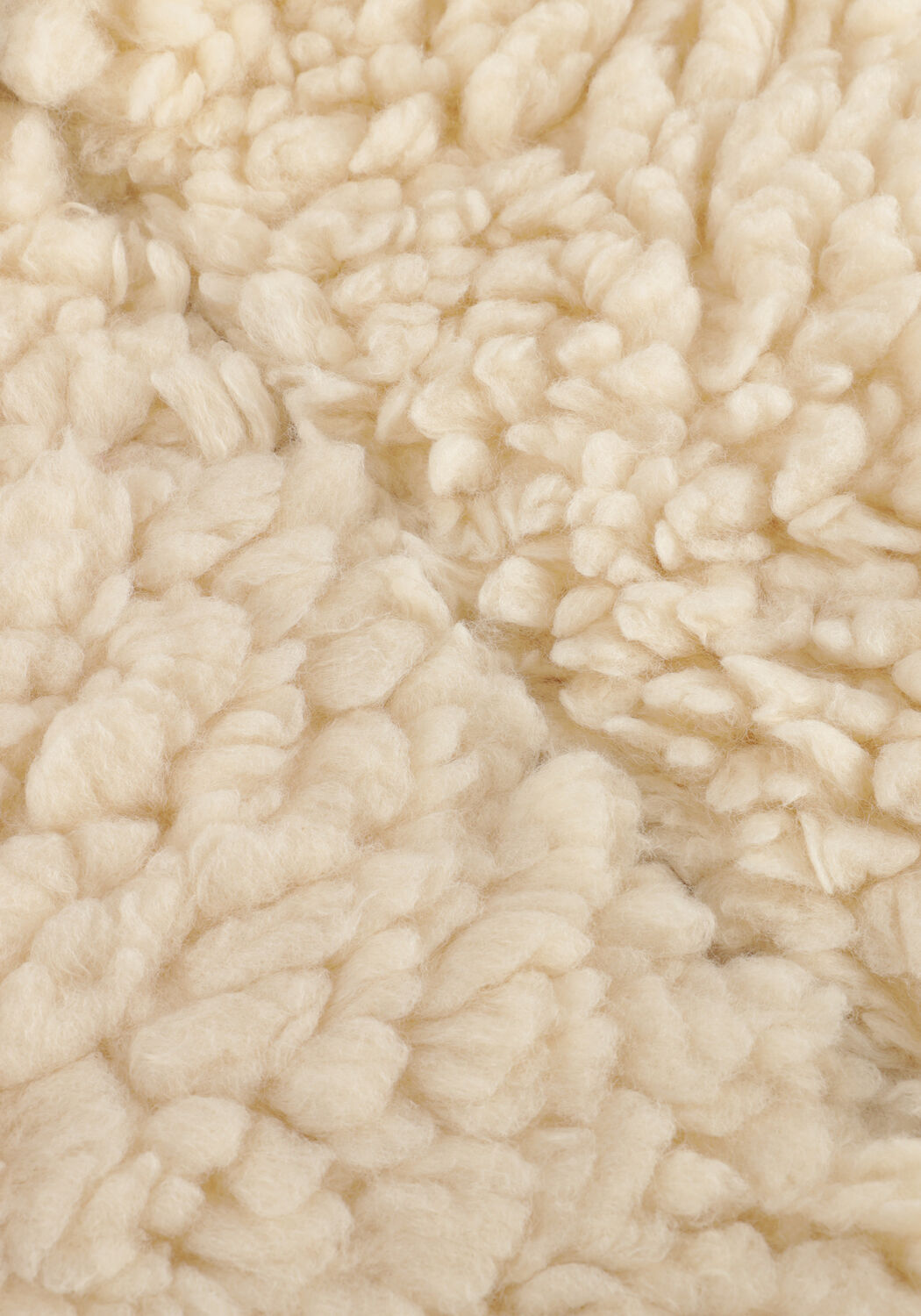 Ecru ANOTHER LABEL Teddy jas SARA JACKET - large