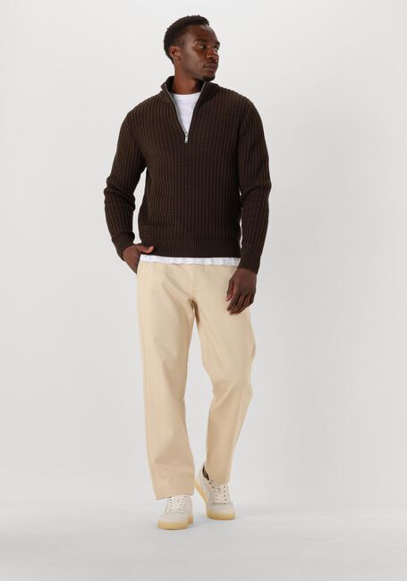 SELECTED MEN SLHTOM LS KNIT STRUCTURE HALF ZIP - large