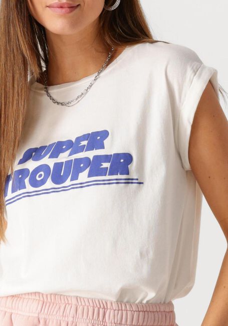 BY-BAR Haut THELMA SUPER DROUPER TOP Blanc - large