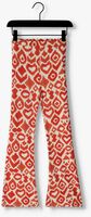 AMMEHOELA Pantalon évasé AM.LIV.33 en rouge - medium
