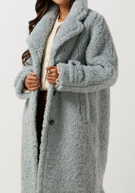 Blauwe BEAUMONT Teddy jas TEDDY STATEMENT COAT - large