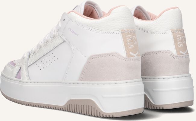 Witte NUBIKK Sneakers BASKET MID DAMES Witte NUBIKK Sneakers BASKET MID DAMES - large
