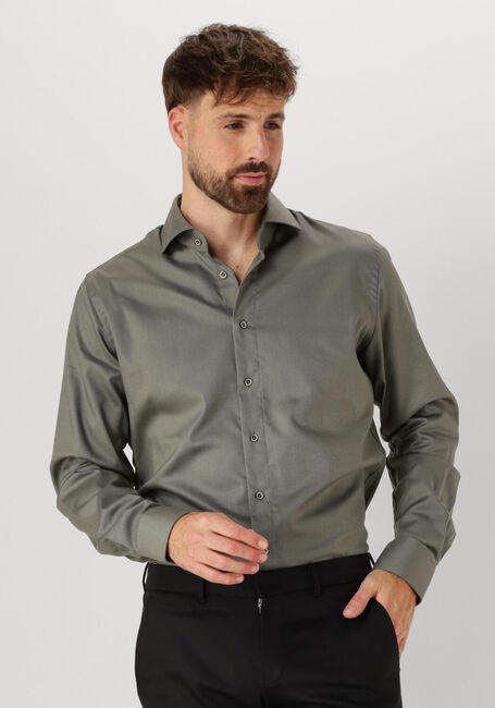 Groene PROFUOMO Klassiek overhemd SHIRT CUTAWAY SC SF NON IRON - large